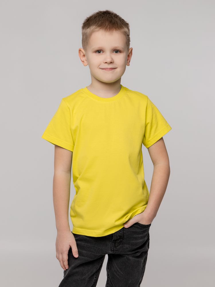 Футболка детская T-Bolka Kids, желтая — фото 5