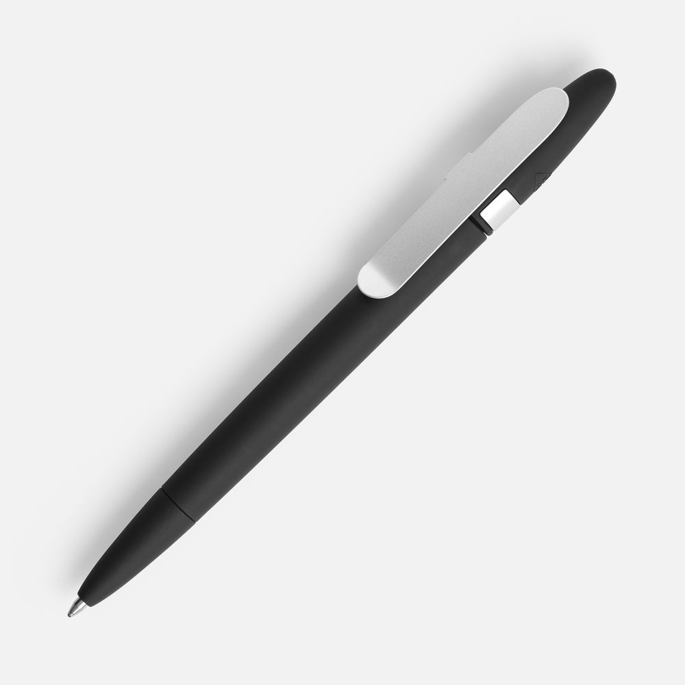 Ручка шариковая Prodir DS5 TSR Metal Clip, черная — фото 7