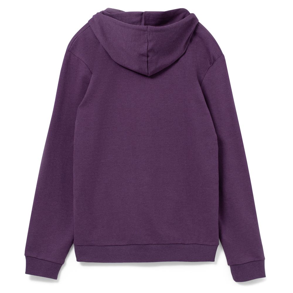 Толстовка с капюшоном унисекс Hoodie, фиолетовый меланж — фото 12