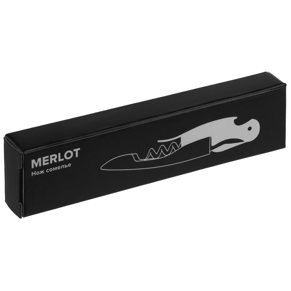Нож сомелье Merlot, черный — фото 4