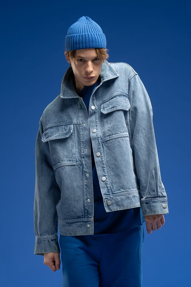 Куртка джинсовая O2, голубая — фото 12