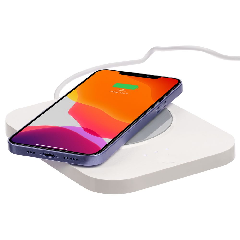 Кружка с подогревом и беспроводной зарядкой dualBase plus, белая — фото 6