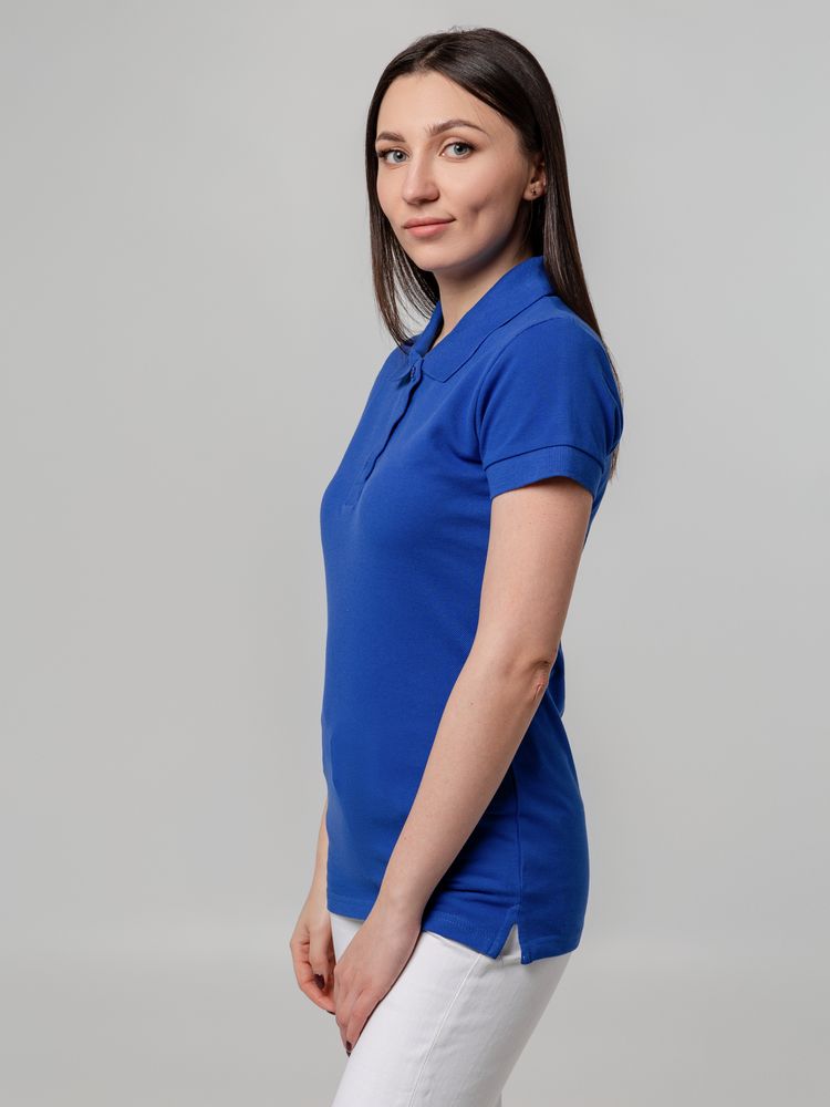 Рубашка поло женская Virma Premium Lady, ярко-синяя — фото 9
