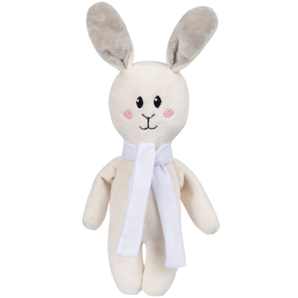 Мягкая игрушка Beastie Toys, заяц с белым шарфом — фото 6