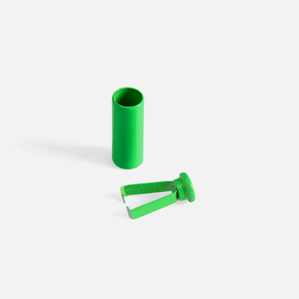 Наконечник для шнурка Nozzle, ver.2, зеленый неон — фото 2