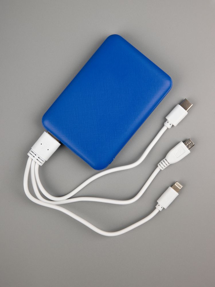 Внешний аккумулятор Uniscend Full Feel Type-C, 5000 мАч, синий — фото 10