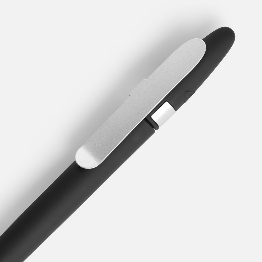 Ручка шариковая Prodir DS5 TSR Metal Clip, черная — фото 5