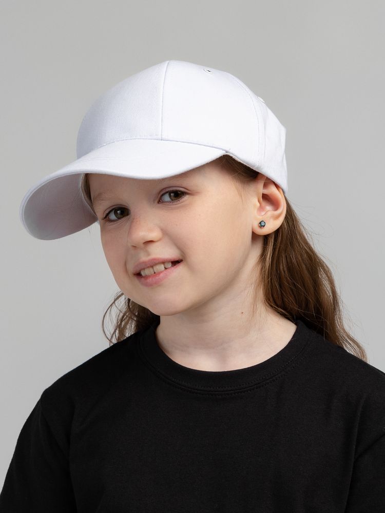 Бейсболка детская Capture Kids, белая — фото 6