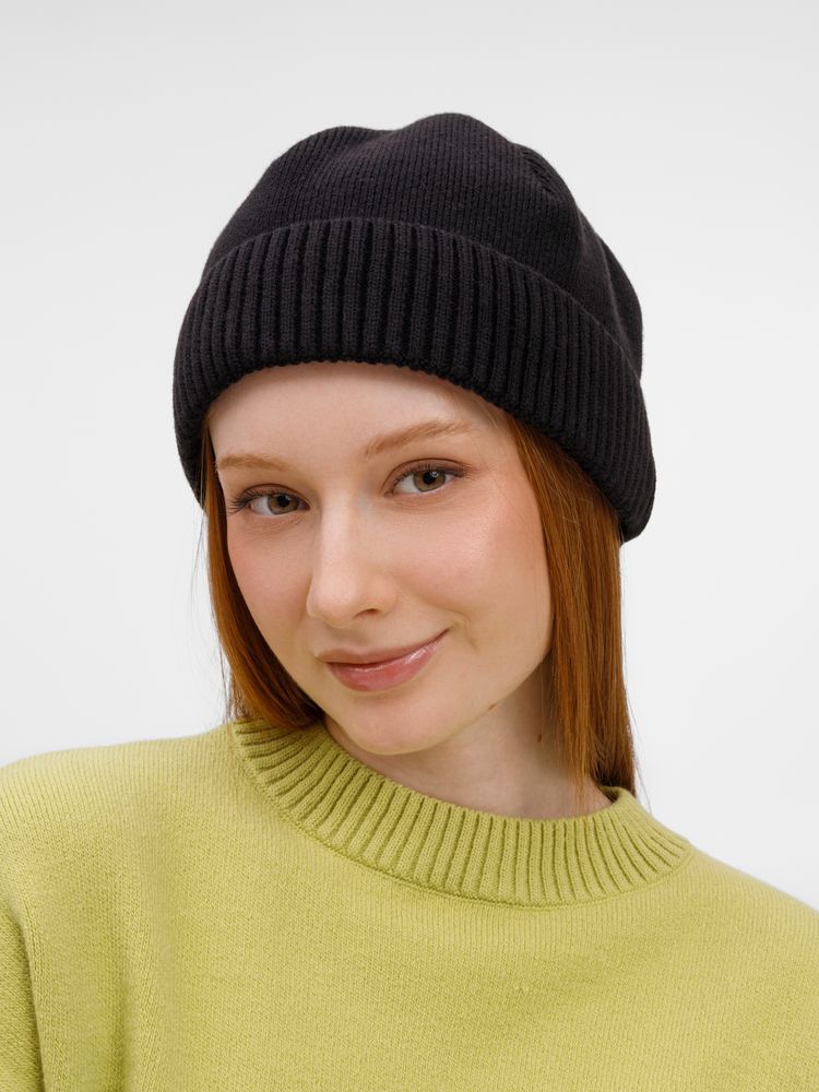 Шапка ComFleece, черная — фото 7