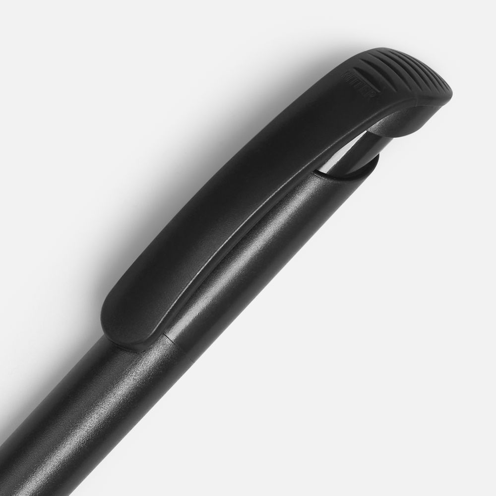 Ручка шариковая Clear Solid, черная — фото 3