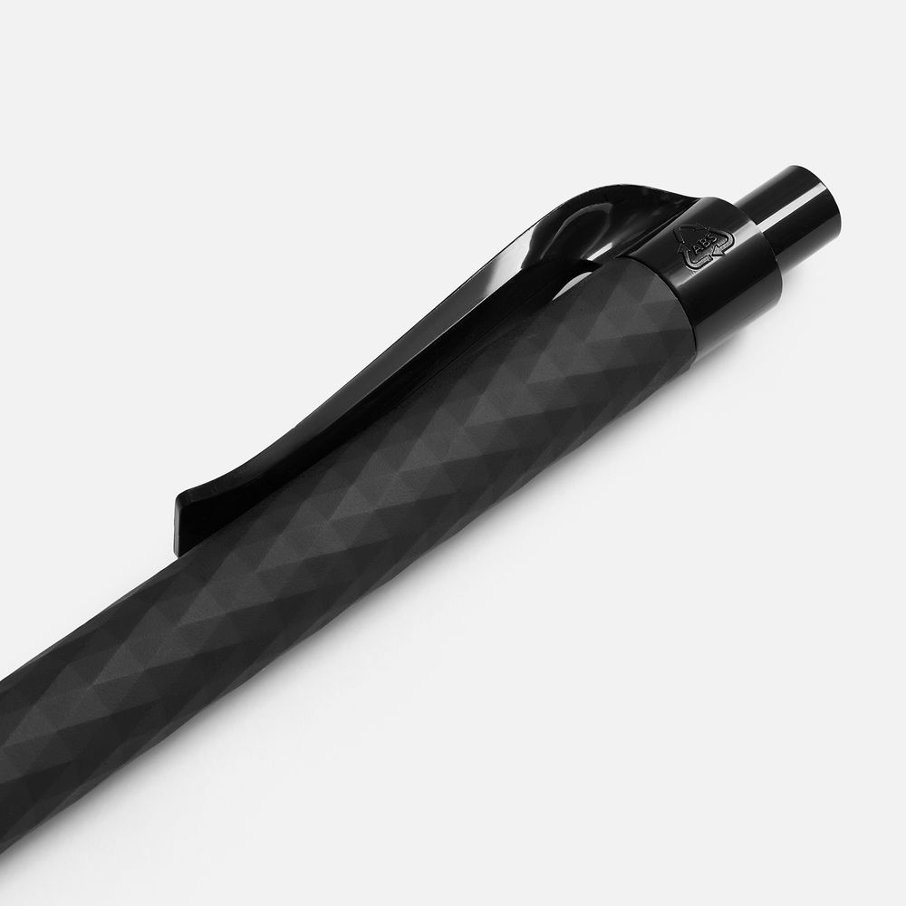 Ручка шариковая Prodir QS01 PRP-P Soft Touch, черная — фото 6