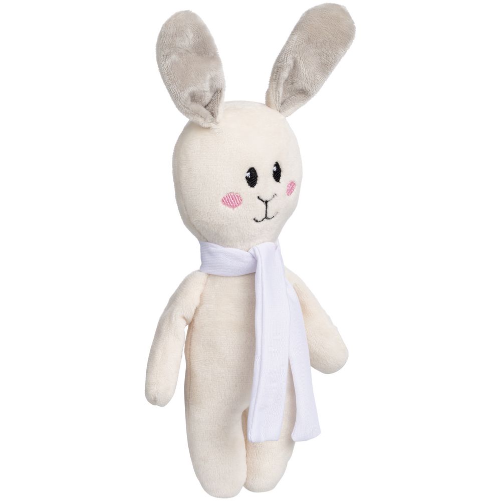Мягкая игрушка Beastie Toys, заяц с белым шарфом — фото 5