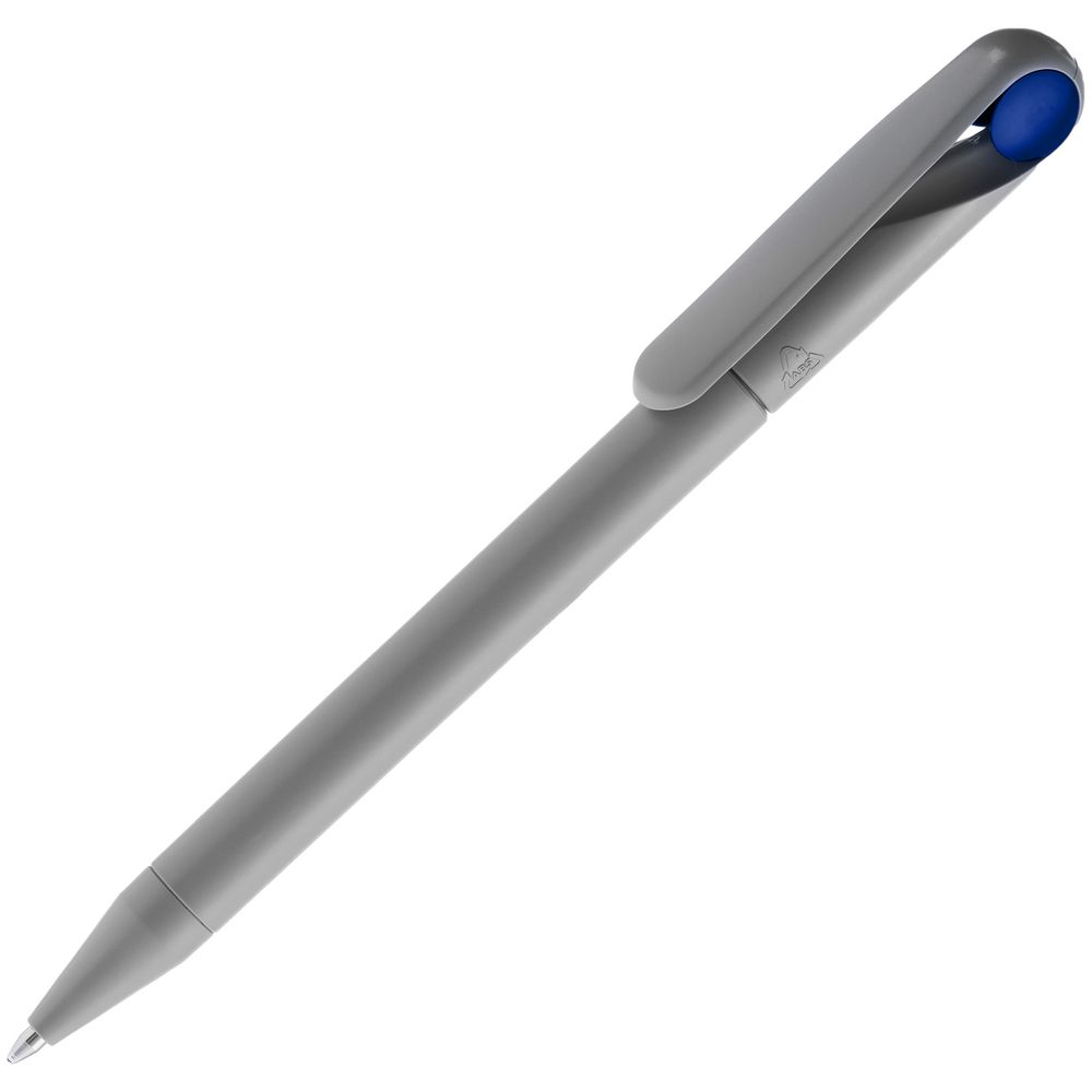 Ручка шариковая Prodir DS1 TMM Dot, серая с синим — фото 6