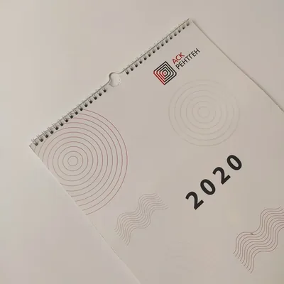 Перекидной календарь А3 на 2026 с фотопечатью