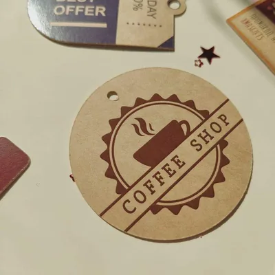 Корпоративная бирка для сувенирного набора