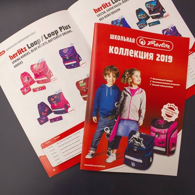 Печать многостраничного каталога формата А4 на мелованной бумаге